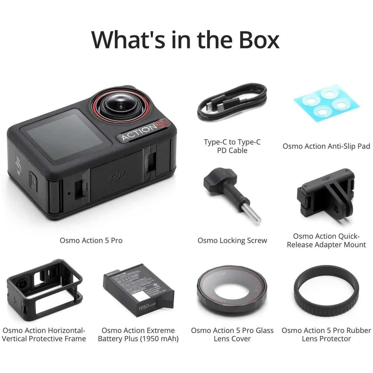 DJI Osmo Action 5 Pro Waterproof 4K Camera With Stabilization