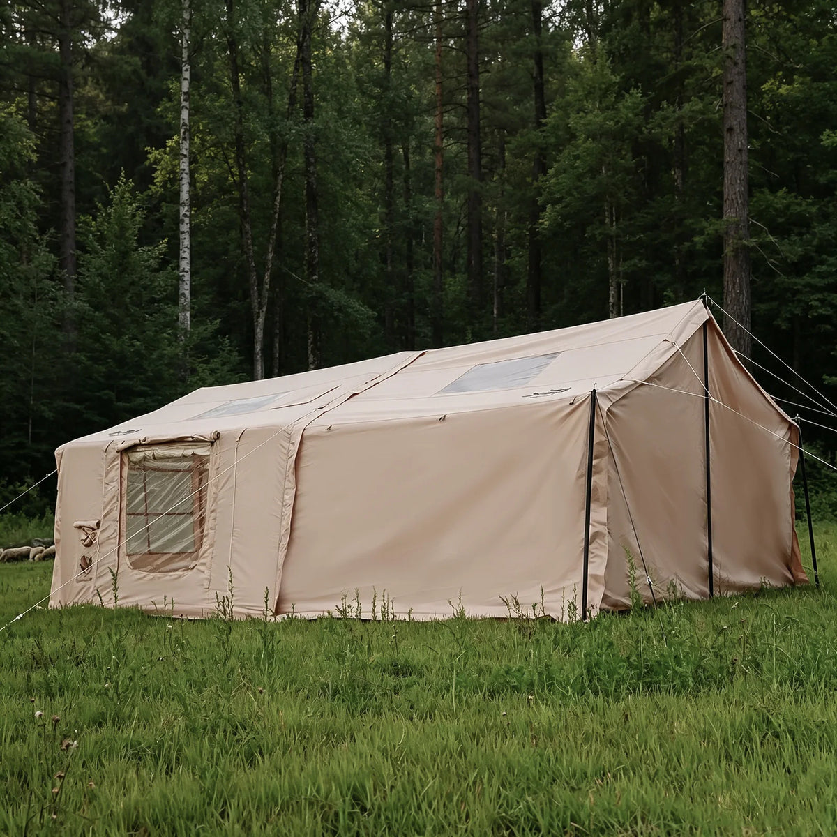 Pakicetus Inflatable Camping Tent Quick Setup Waterproof Windproof Shelter