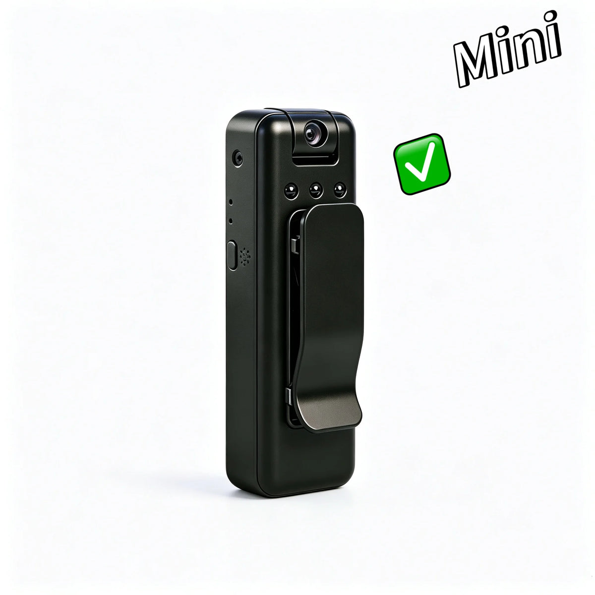 Mini Clip On Body Camera Recorder With Night Vision and Motion Detection