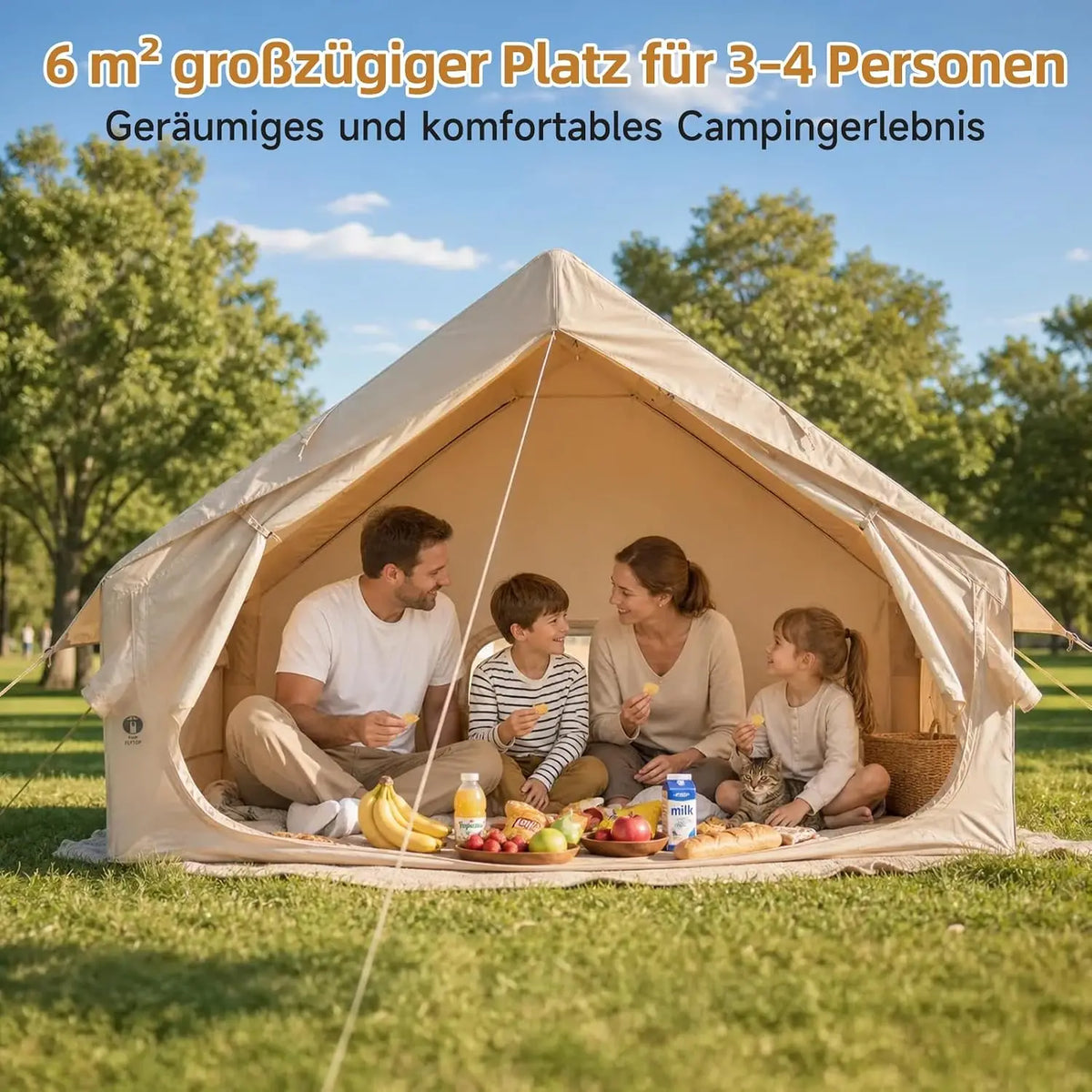 Garvee Inflatable Camping Tent for Outdoor Family Adventures