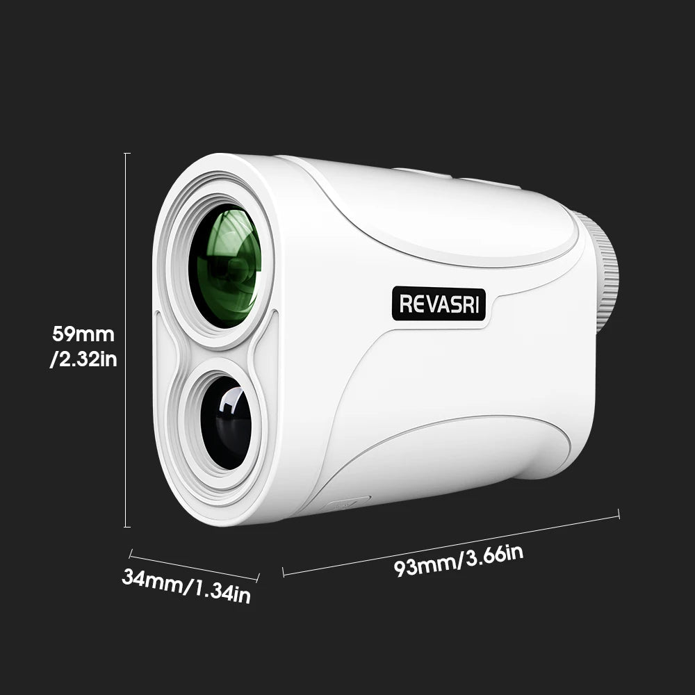REVASRI Golf Rangefinder With Flag Lock Vibration Alert Slope Mode