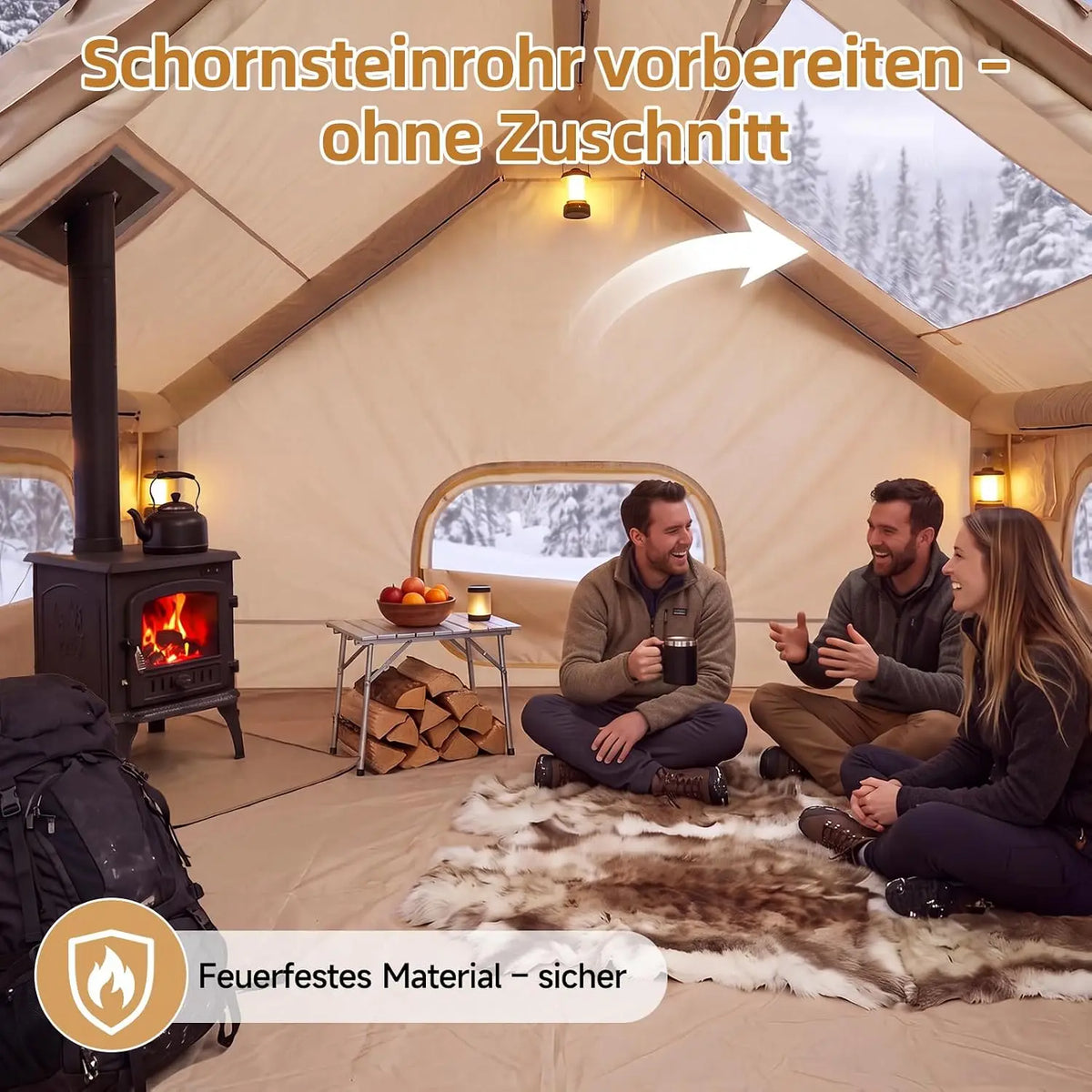 Garvee Inflatable Camping Tent for Outdoor Family Adventures