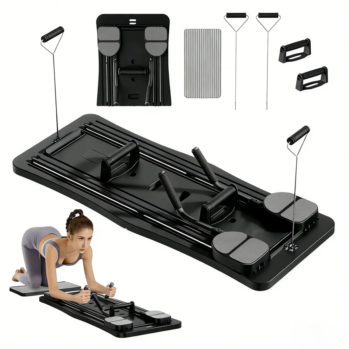 Foldable Pilates Stabilizer Board for Full Body Core Training