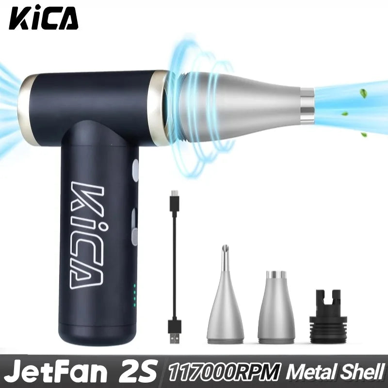KICA JetFan Portable Rechargeable Air Blower For Outdoor Use