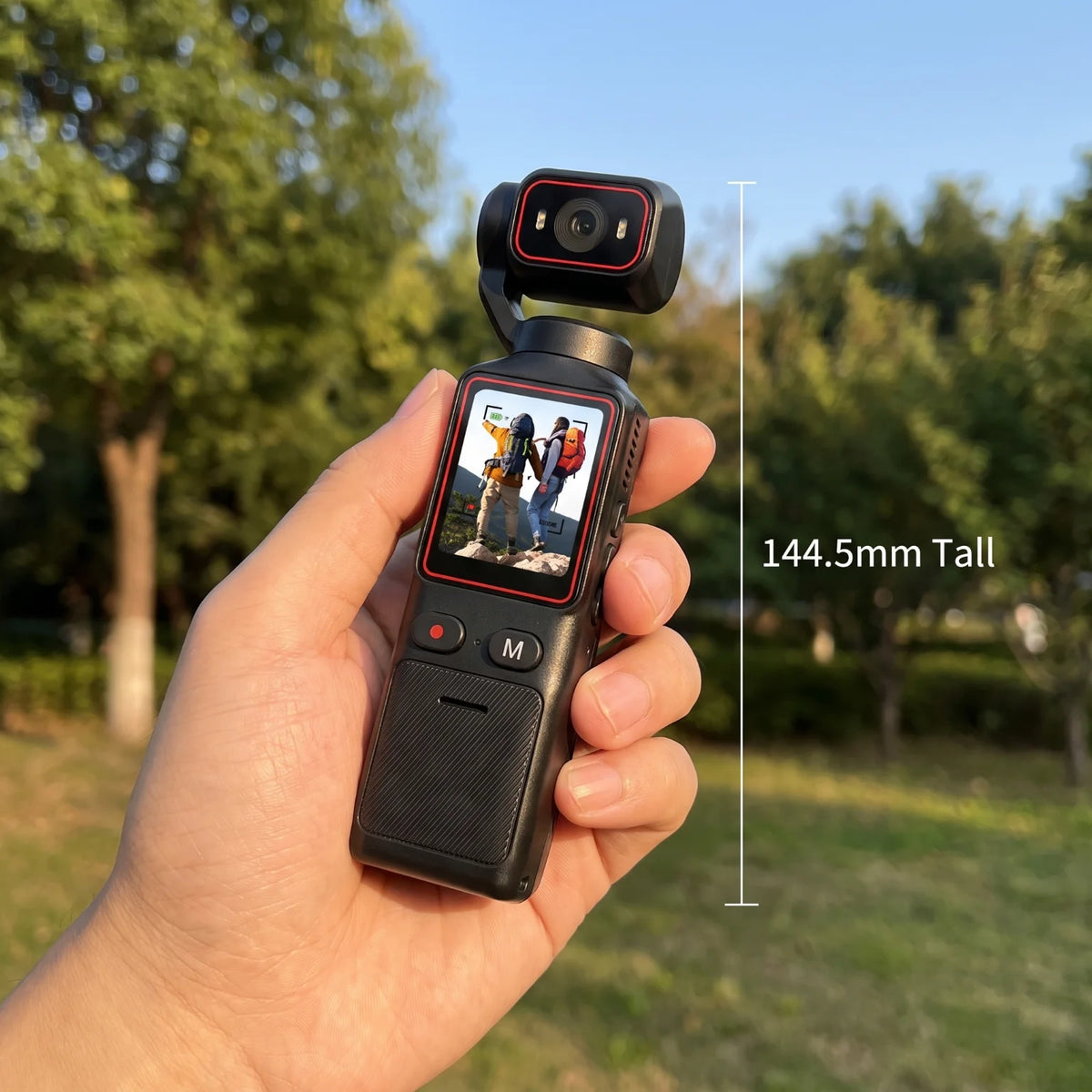 Portable Three Axis Pocket Gimbal Camera for Vlogging and Travel