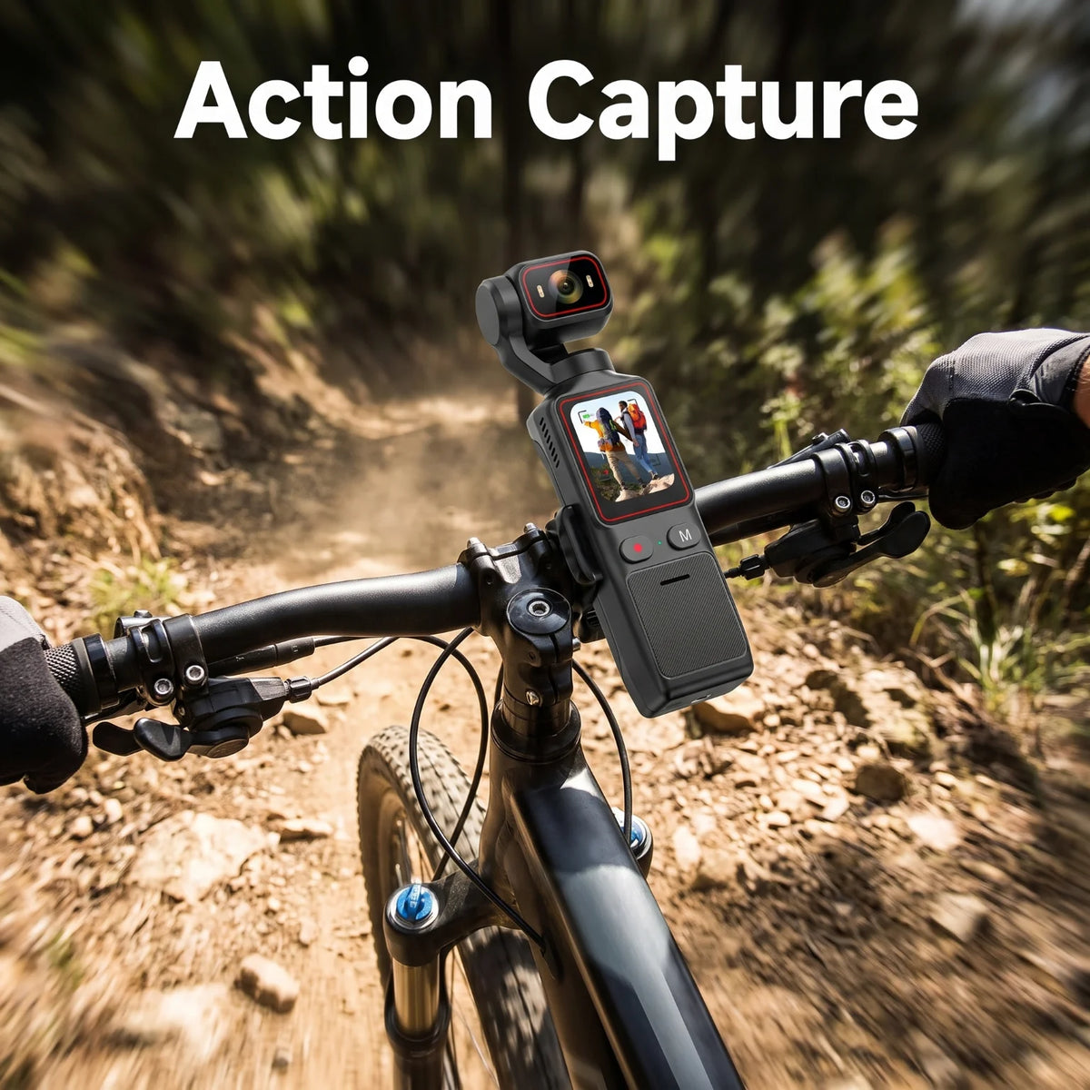 Portable Three Axis Pocket Gimbal Camera for Vlogging and Travel