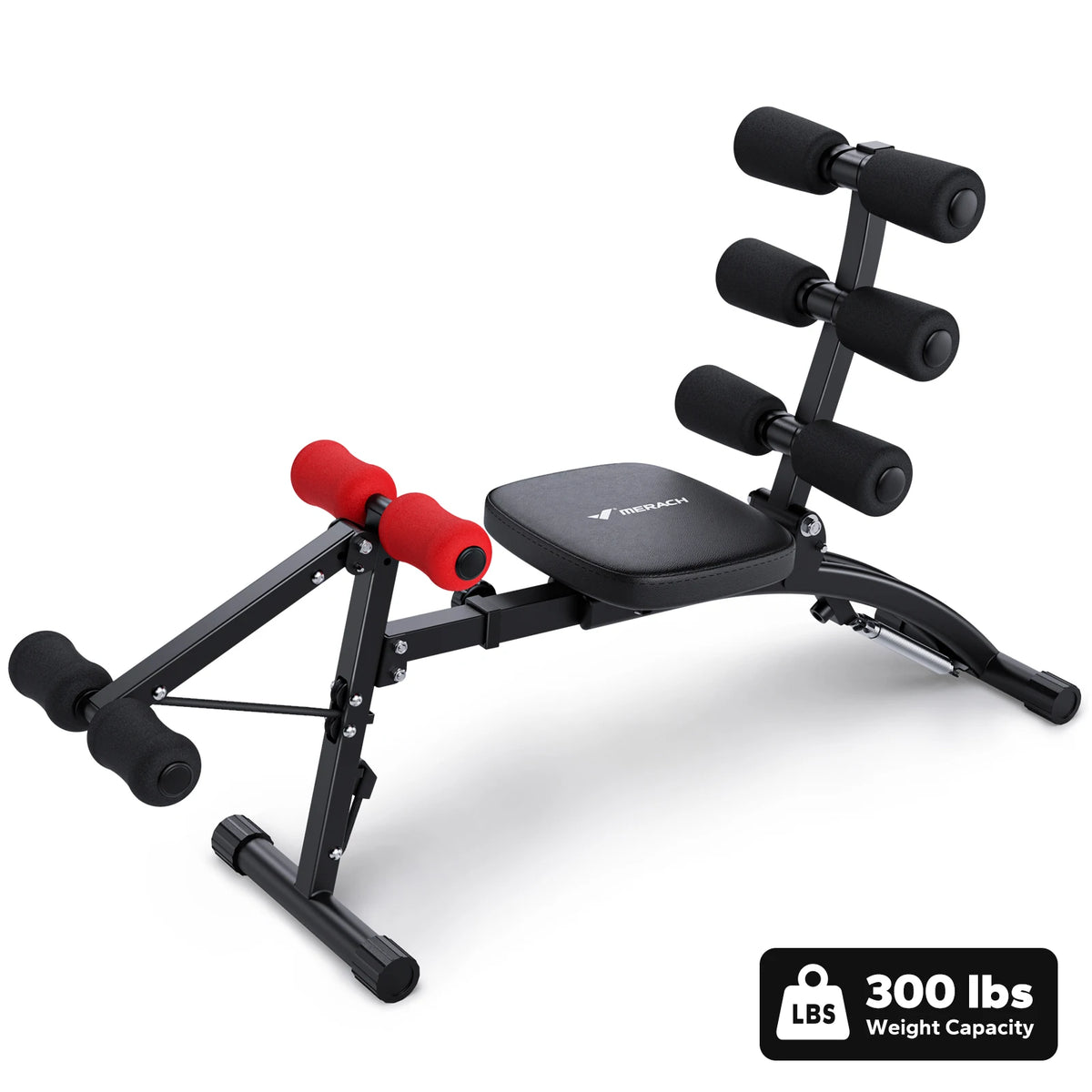 MERACH Adjustable Ab Trainer Bench for Home Gym Strength Training