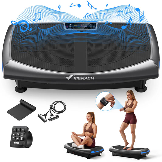 MERACH 4D Vibration Plate for Full Body Fitness Toning