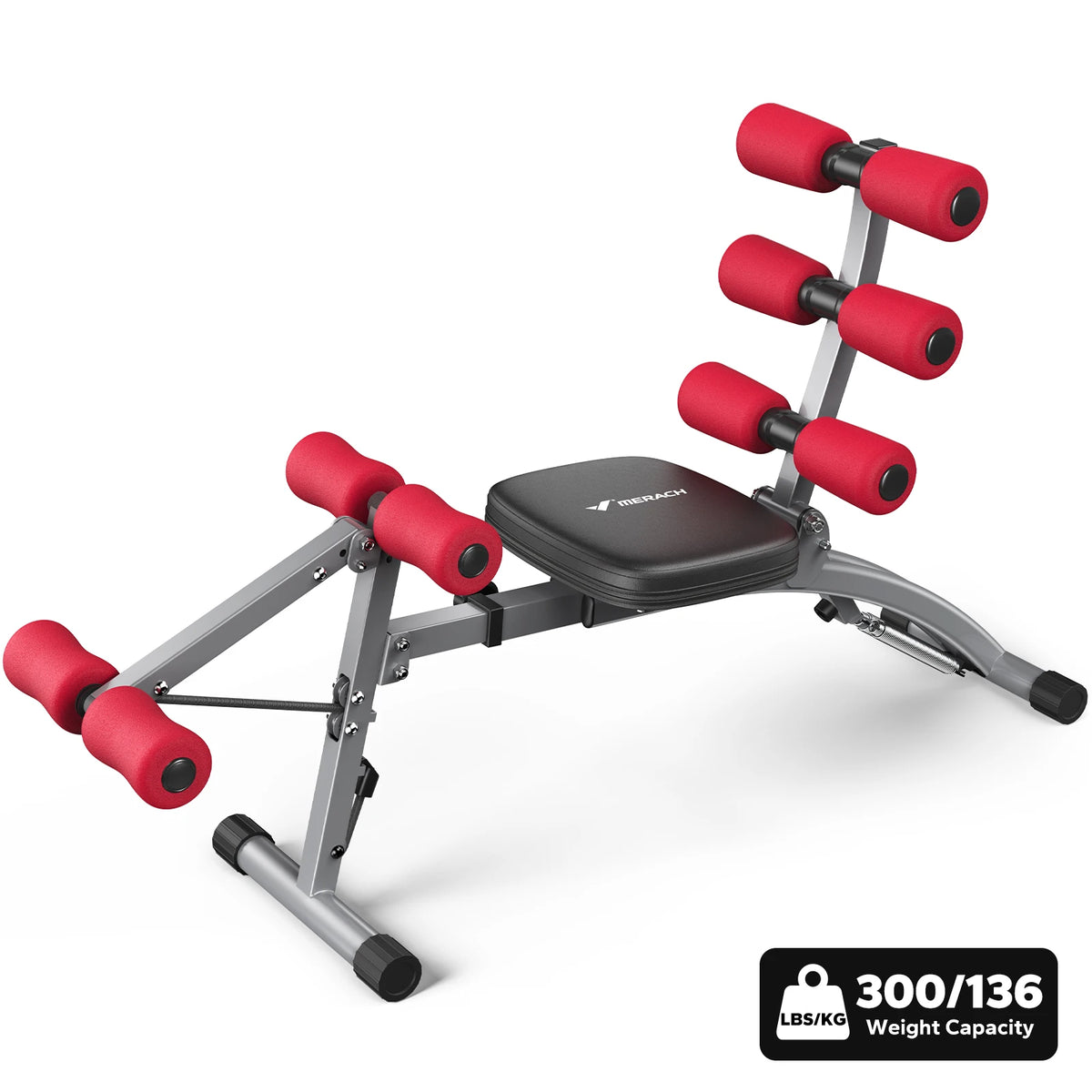 MERACH Adjustable Ab Trainer Bench for Home Gym Workouts