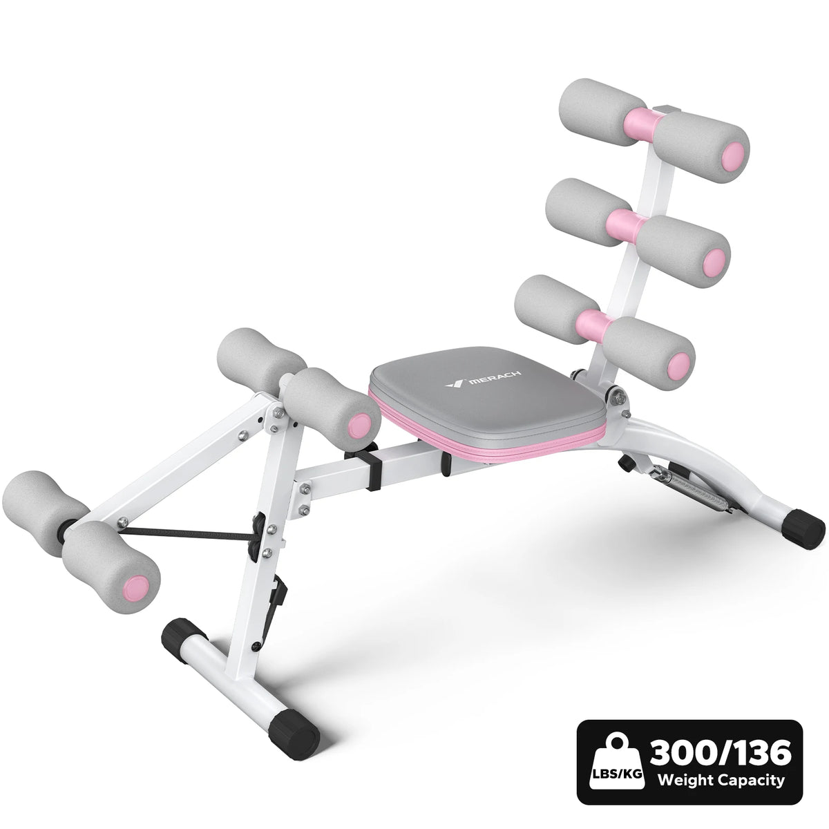MERACH Adjustable Ab Trainer Bench for Home Gym Strength Training