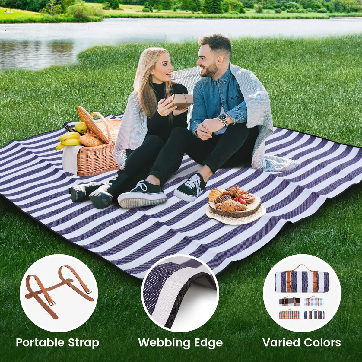 Waterproof Foldable Picnic And Beach Blanket For Outdoor Adventures