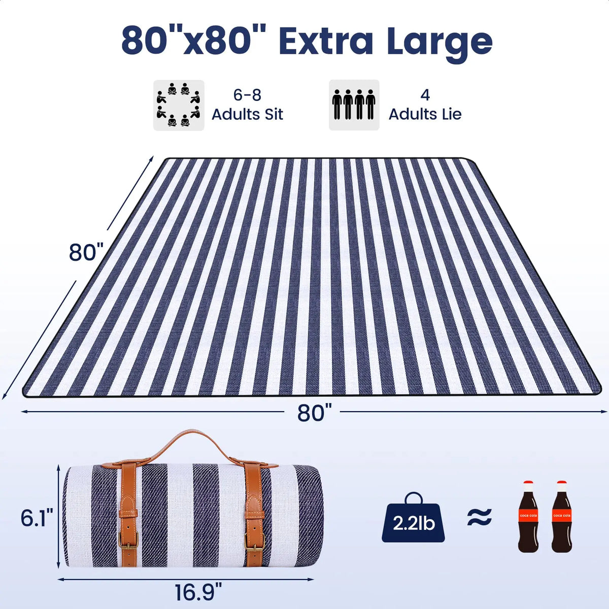 Waterproof Foldable Picnic And Beach Blanket For Outdoor Adventures
