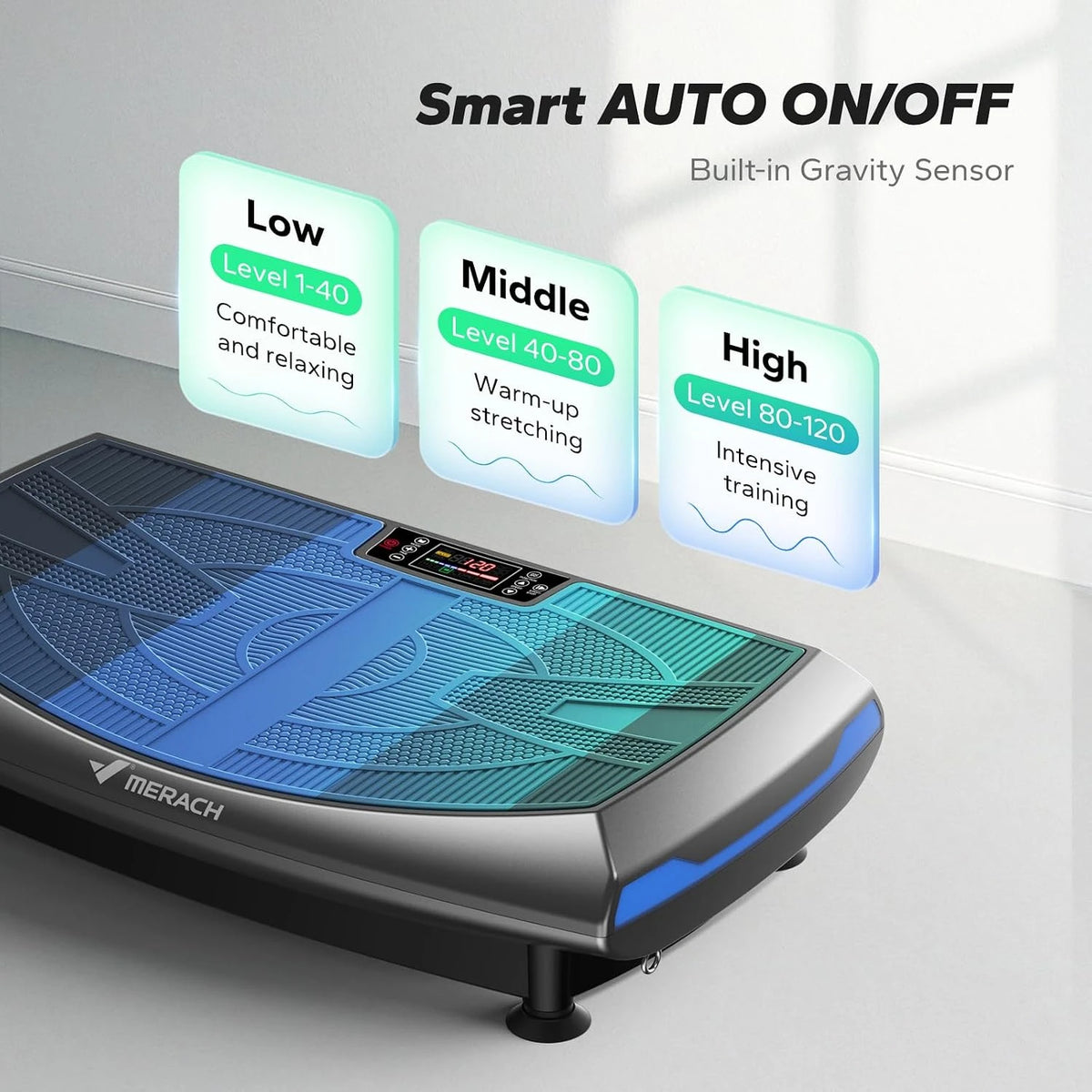 MERACH 4D Vibration Plate for Full Body Fitness Toning