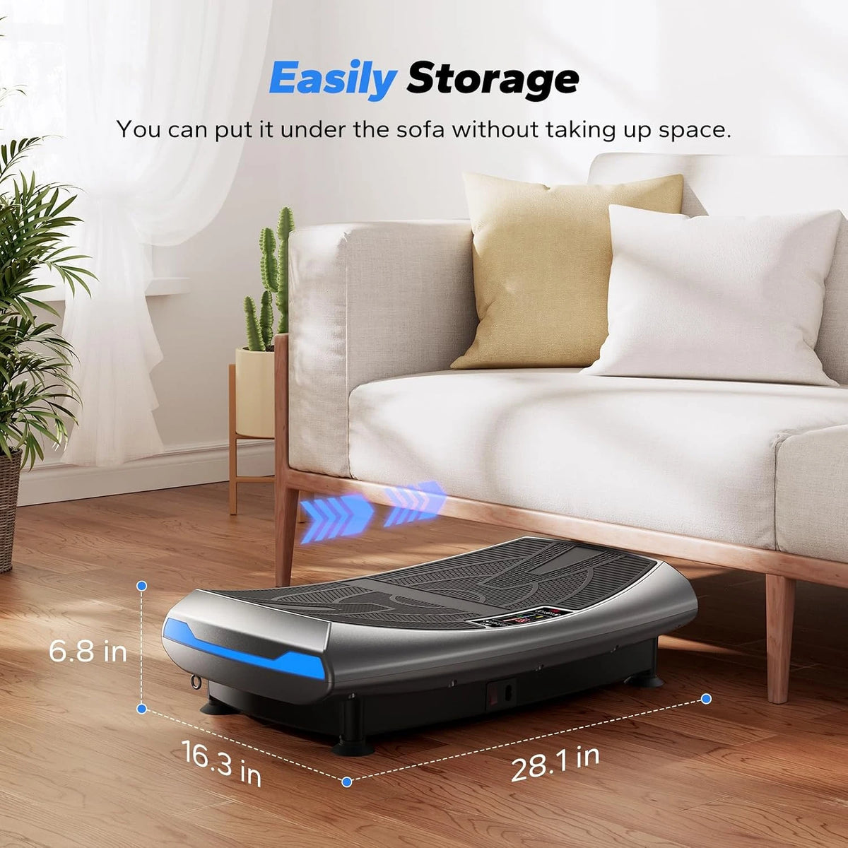 MERACH 4D Vibration Plate for Full Body Fitness Toning