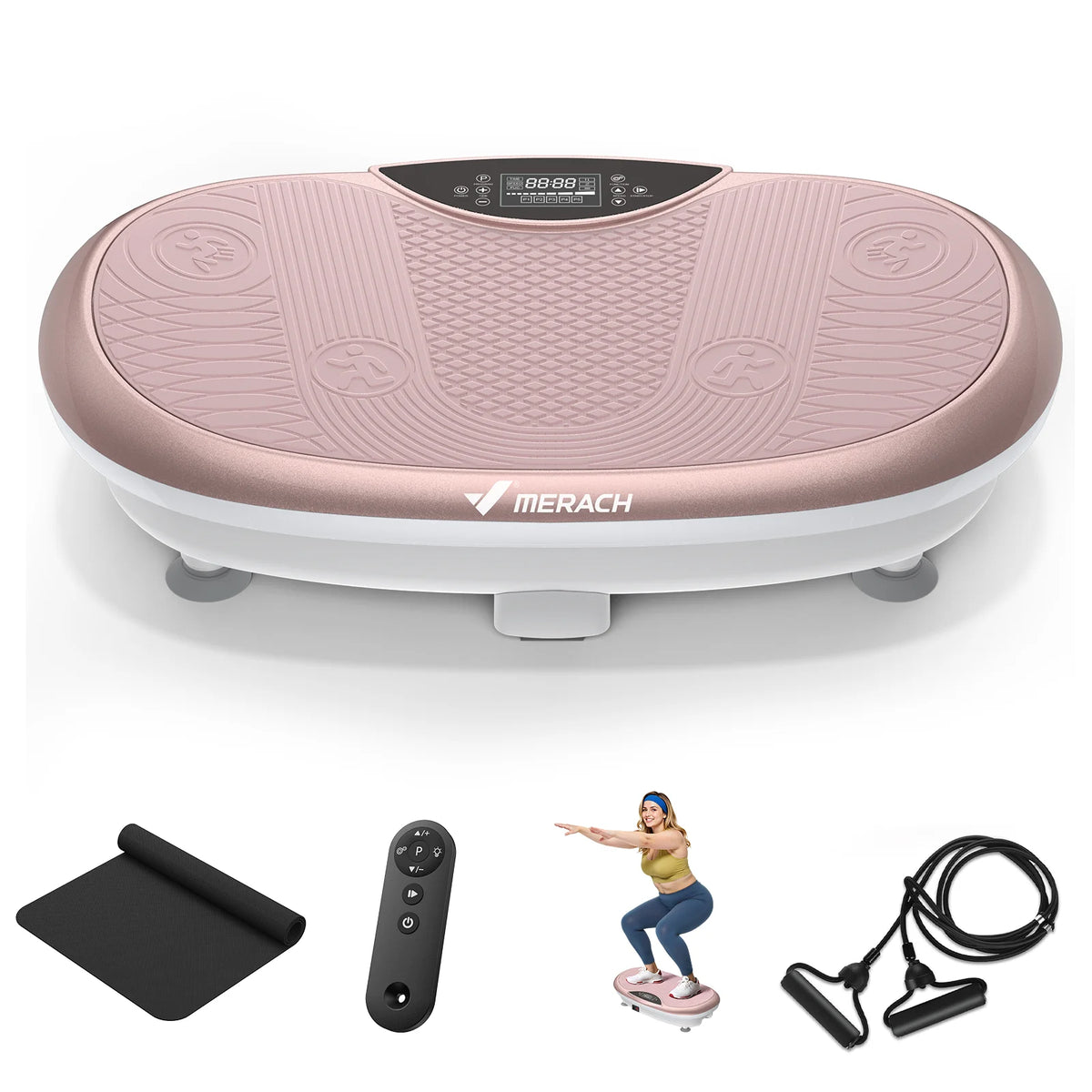 MERACH 4D Vibration Plate for Full Body Fitness Toning