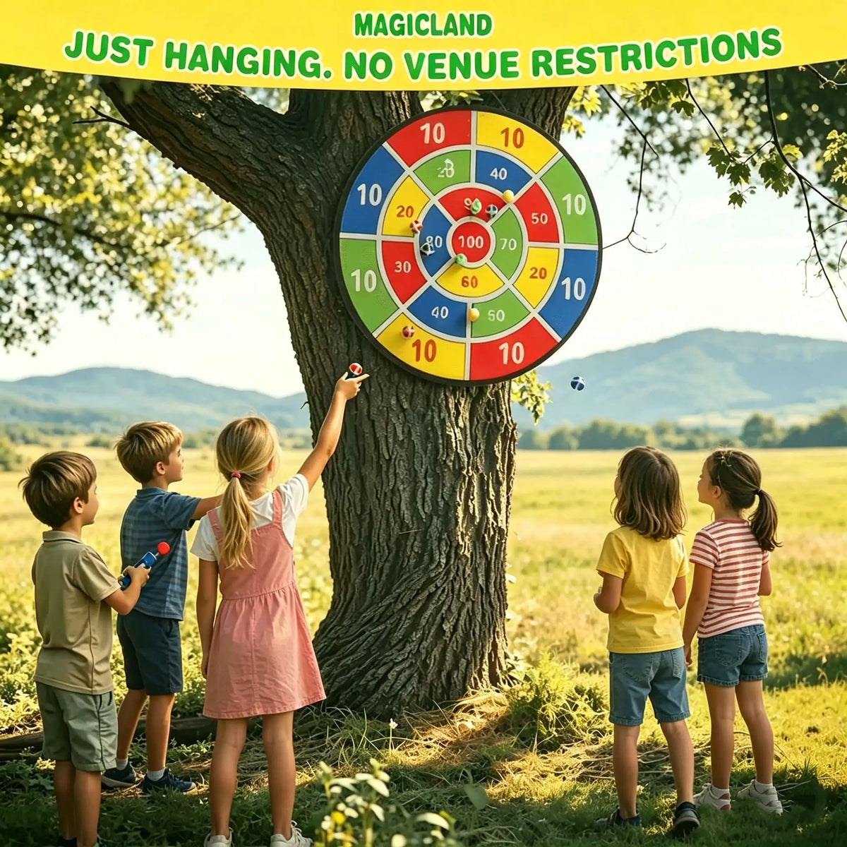 Sticky Ball Dart Board Game for Family Fun and Learning