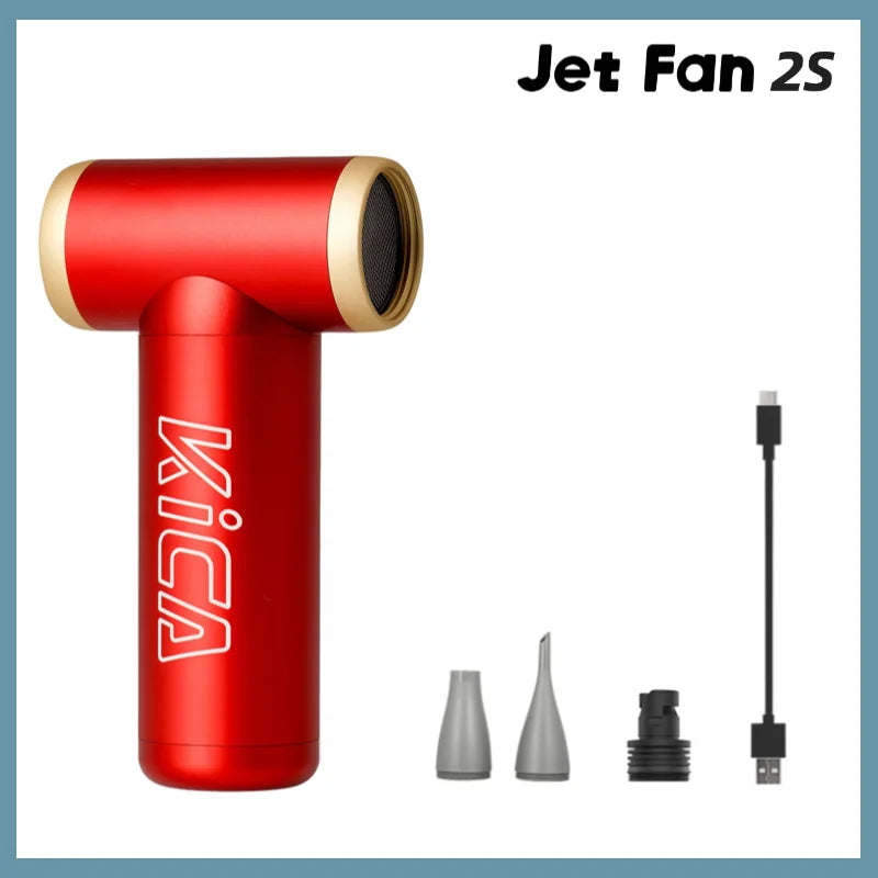 KiCA JetFan 2S Portable Rechargeable Air Blower for Outdoor Use