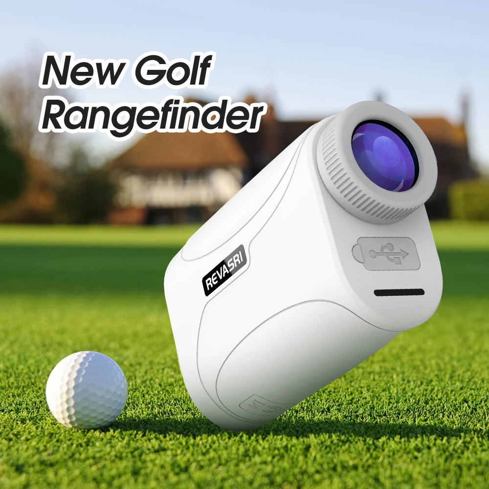 REVASRI Golf Rangefinder With Flag Lock Vibration Alert Slope Mode