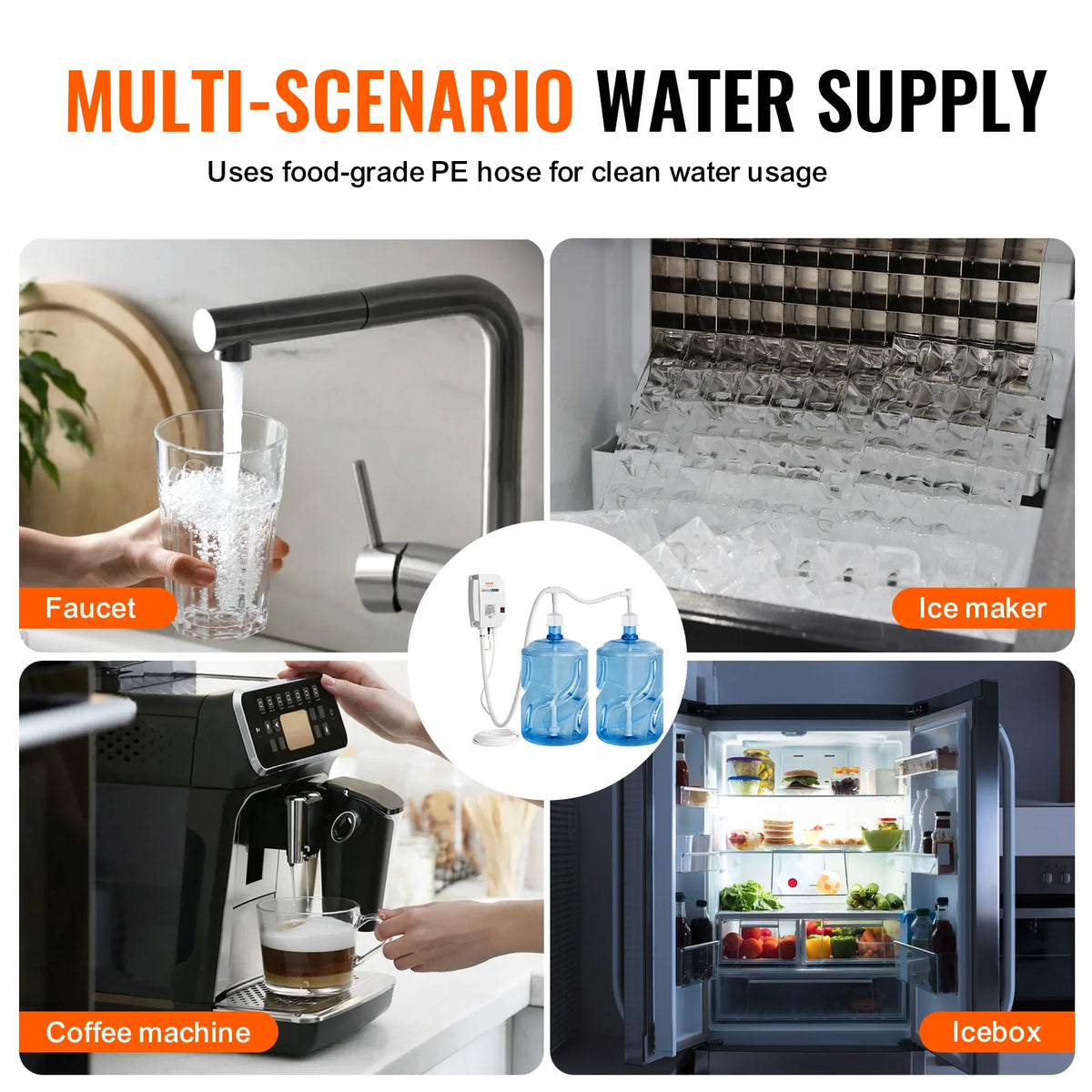 SucceBuy Automatic Double Pipe Electric Water Dispenser Pump System