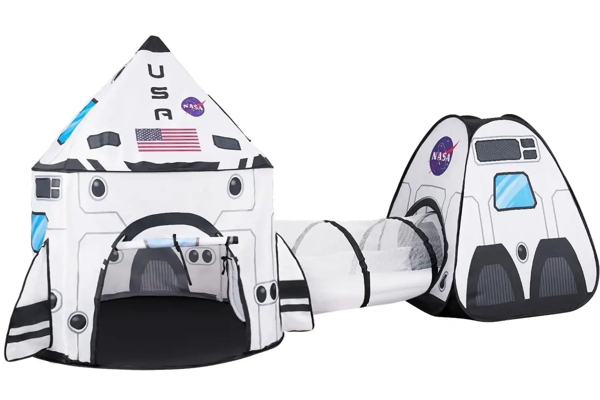 Joyfy Rocket Ship Play Tent And Tunnel Set For Kids