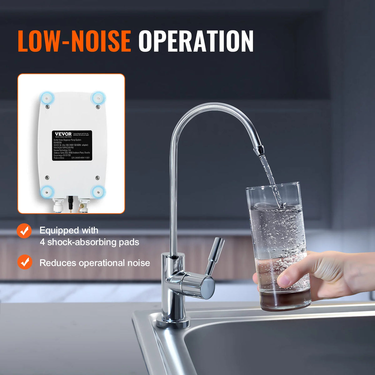 SucceBuy Automatic Double Pipe Electric Water Dispenser Pump System
