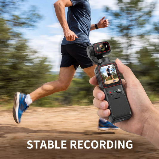 Portable Three Axis Pocket Gimbal Camera for Vlogging and Travel