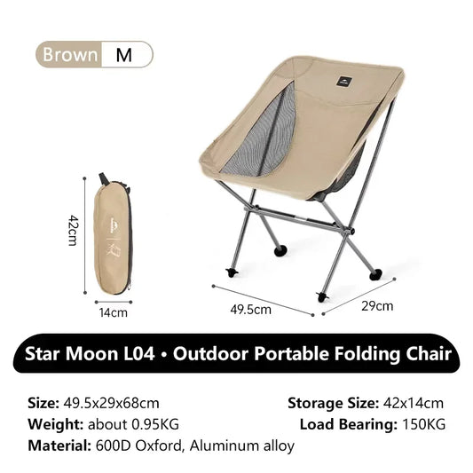 Naturehike Ultralight Folding Aluminum Chair for Hiking and Camping