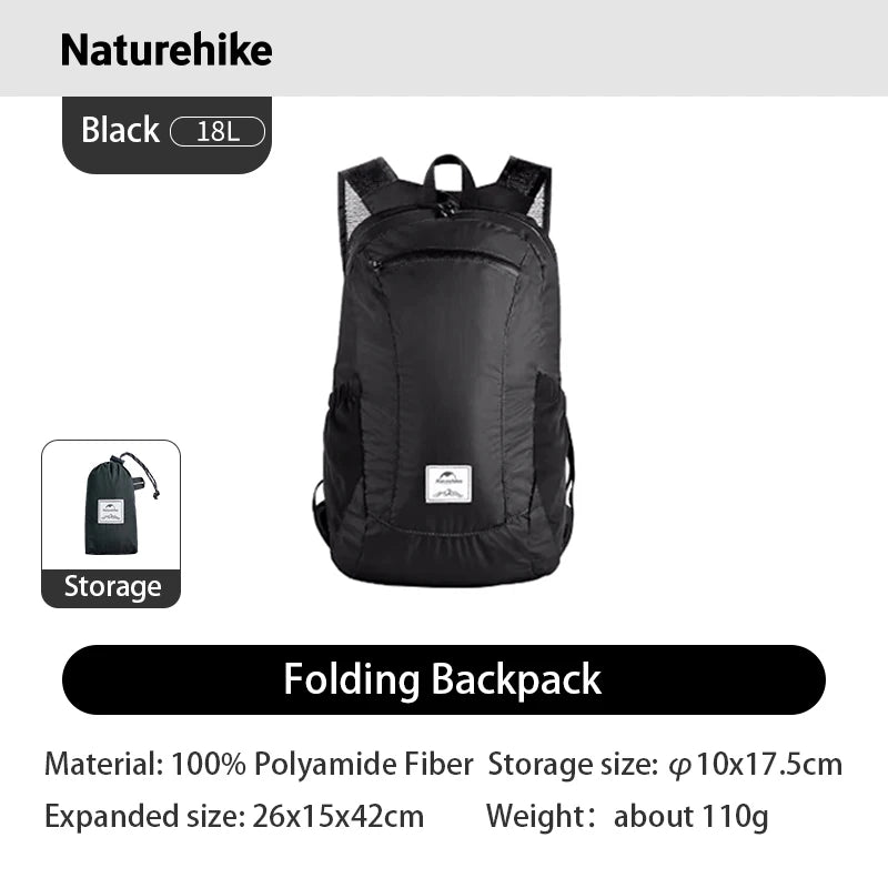 Naturehike Ultralight Foldable Waterproof Hiking Backpack