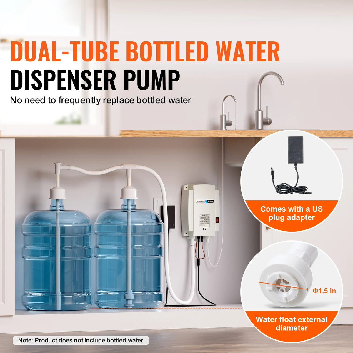 SucceBuy Automatic Double Pipe Electric Water Dispenser Pump System