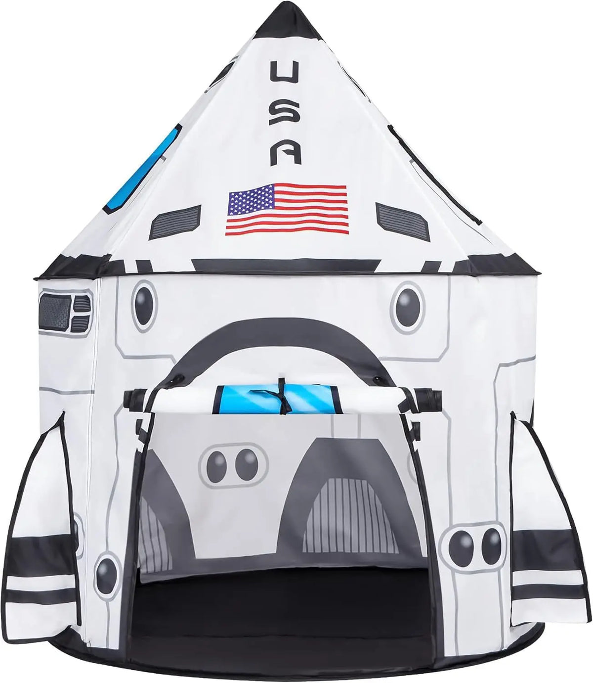 Joyfy Rocket Ship Play Tent And Tunnel Set For Kids