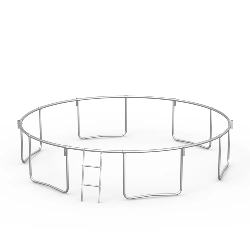 Pumpkin Style Trampoline With Six Leg Design For Added Stability