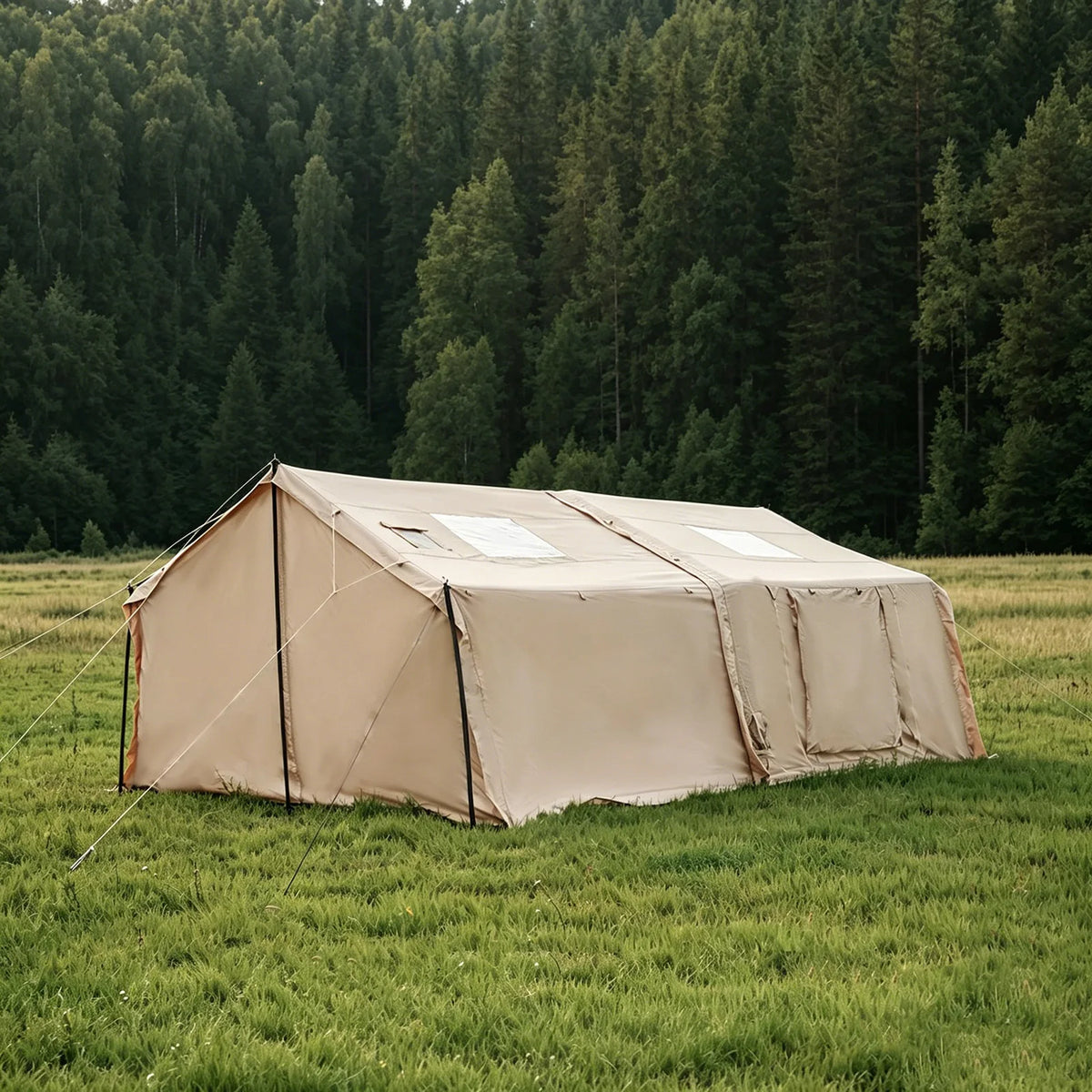 Pakicetus Inflatable Camping Tent Quick Setup Waterproof Windproof Shelter
