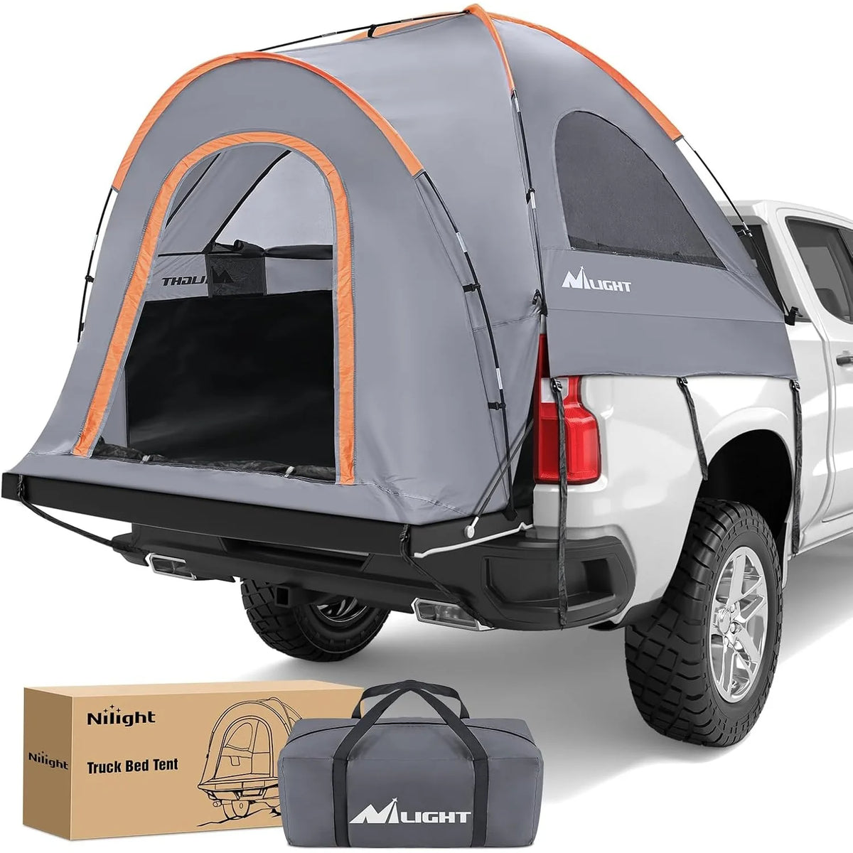 Nilight Waterproof Double Layer Pickup Truck Camping Tent