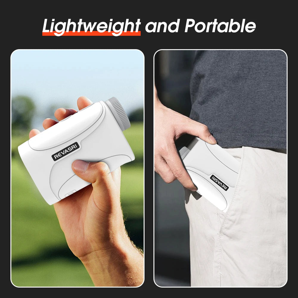 REVASRI Golf Rangefinder Flag Lock Vibration Alert And Slope Mode
