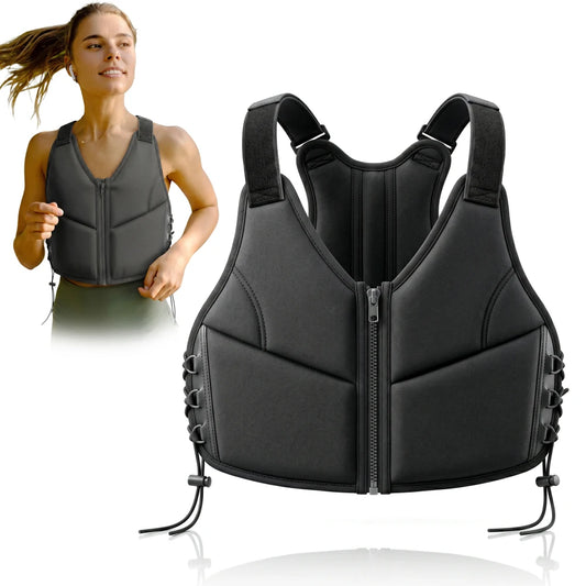 Women's Breathable Adjustable Weighted Vest With Secure Fit For Training