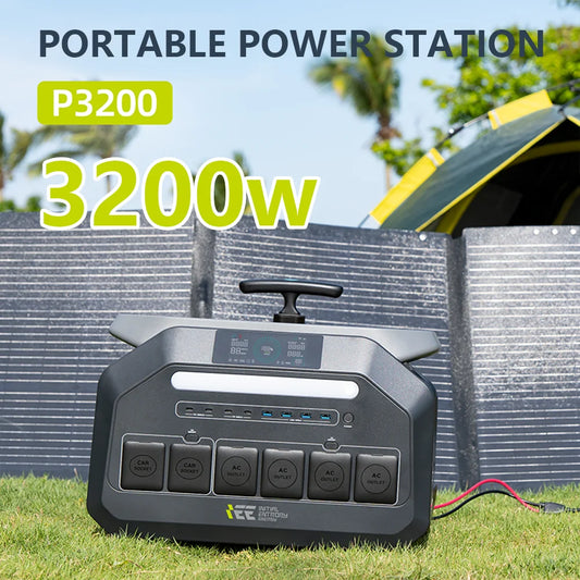 IEE P3200 LiFePO4 Portable Power Station for Home Backup