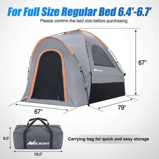 Nilight Waterproof Double Layer Pickup Truck Camping Tent